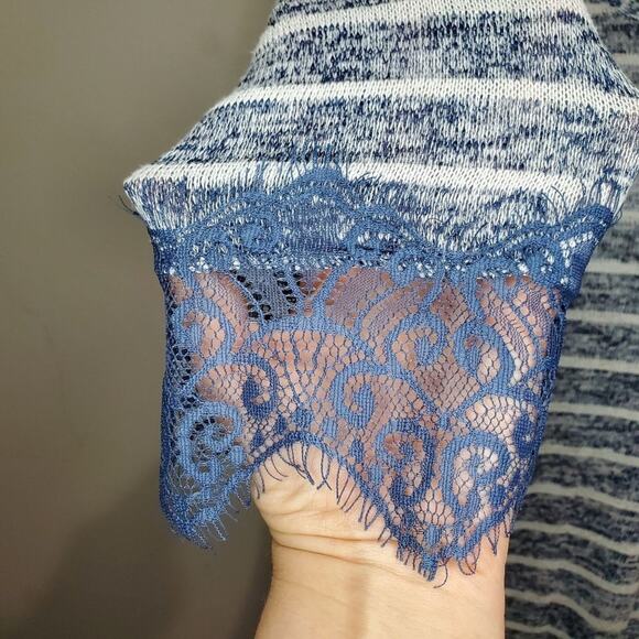 J Gee small womens blue and white striped dress - Picture 3 of 11